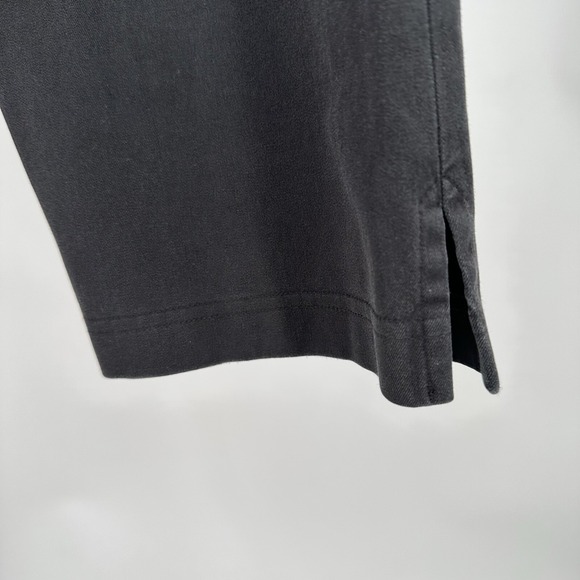 Eileen Fisher Women S Designer Business Straight Leg Zip Up Black Dress Pants - Picture 3 of 8